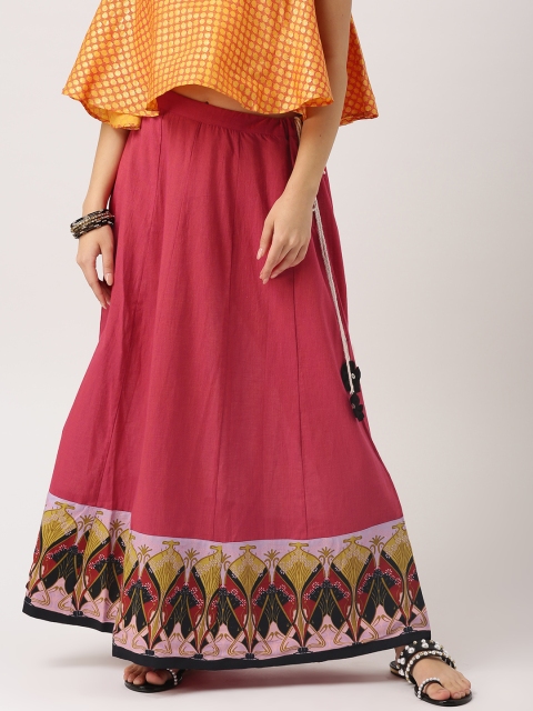 

IMARA Pink Maxi Skirt