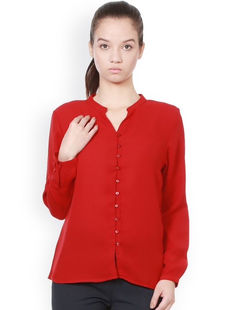 

Allen Solly Woman Women Red Solid Top