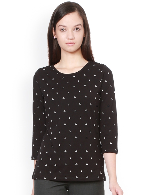 

Allen Solly Women Black Printed Top