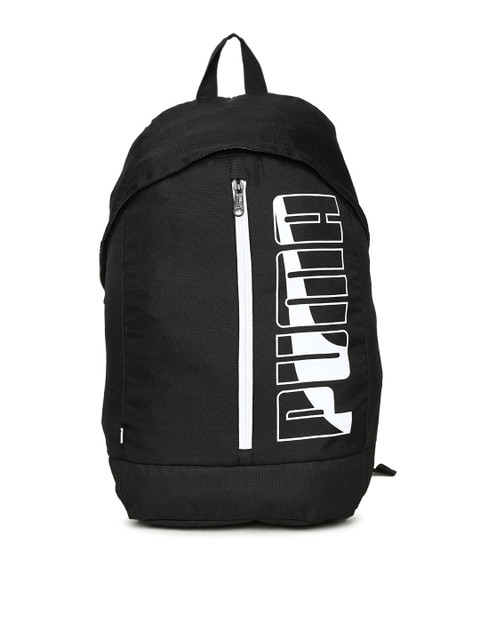 

Puma Unisex Black Brand Logo Pioneer Backpack