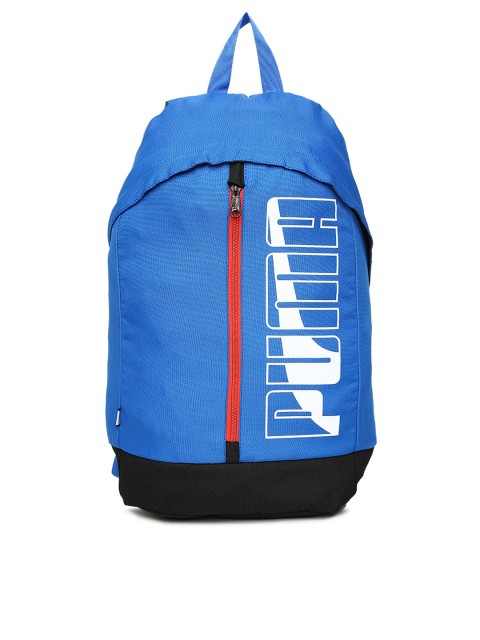 

Puma Unisex Blue Brand Logo Pioneer Backpack