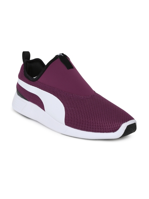 

Puma Unisex Purple Slip-On ST Trainer Evo v2 IDP Sneakers