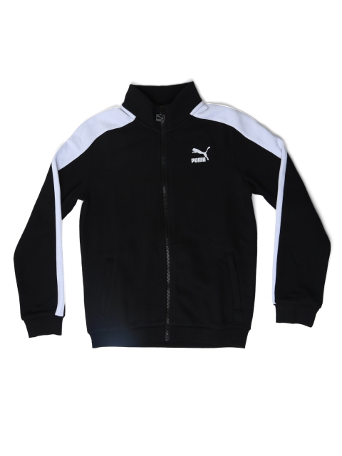 

Puma Boys Black Classic T7 Solid Sweatshirt