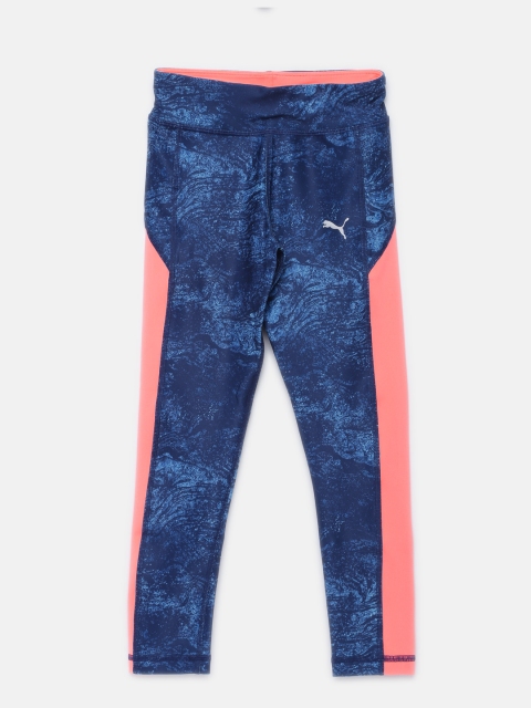 

Puma Girls Blue Printed Training AOP Tights