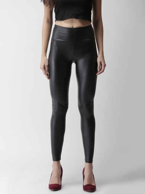 

FOREVER 21 Women Black Leggings