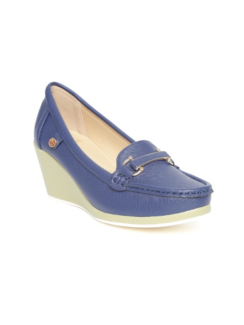 

Carlton London Women Blue Solid Wedges