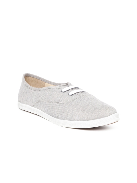 

Carlton London Women Grey Melange Sneakers