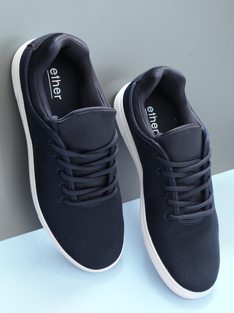 

ether Men Navy Blue Sneakers