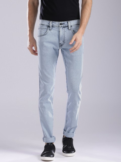 

Levis Men Navy Blue 65504 Skinny Fit Mid-rise Clean Look Stretchable Jeans