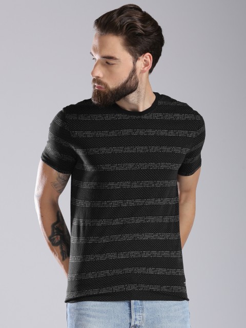 

Levis Men Black Printed Round Neck T-shirt