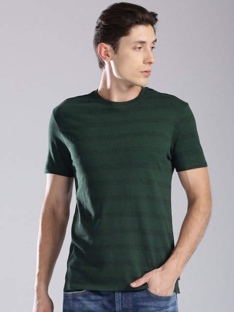 

Levis Men Green Printed Polo Collar T-shirt
