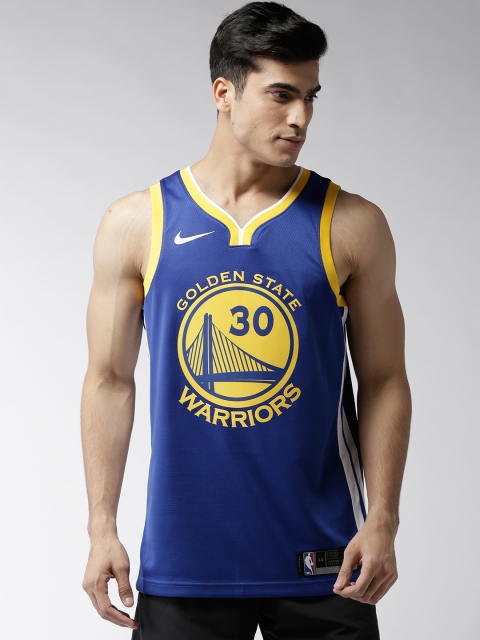 

Nike Men Blue Golden State Warriors Swingman Road Jersey