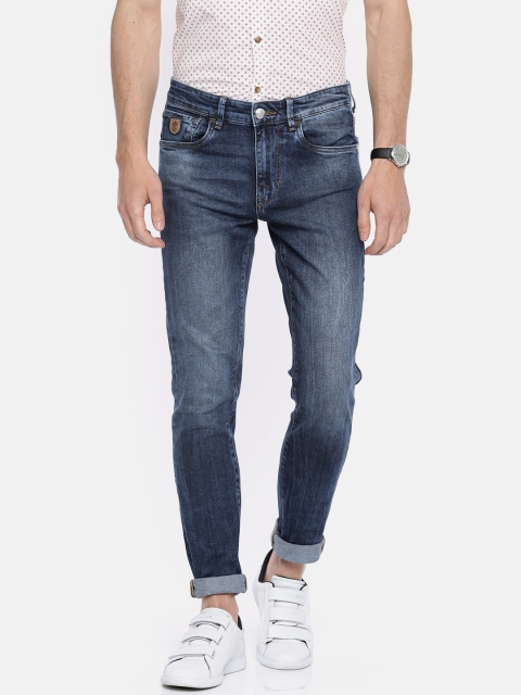 

U.S. Polo Assn. Denim Co. Men Blue Skinny Fit Mid-Rise Clean Look Stretchable Jeans