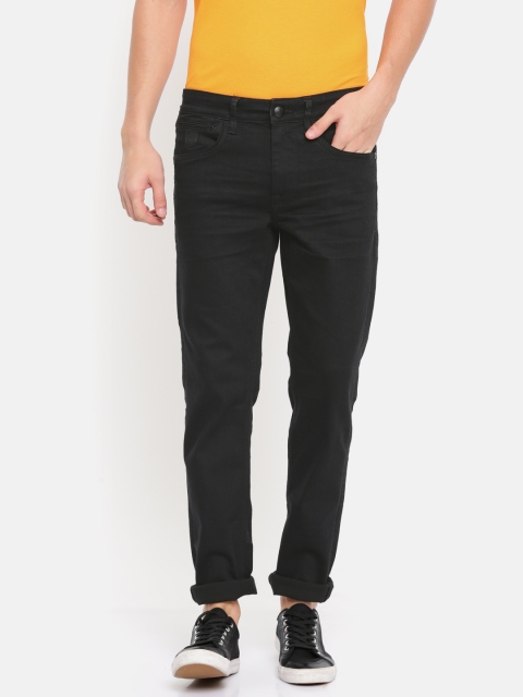 

U.S. Polo Assn. Denim Co. Men Black Mid-Rise Clean Look Stretchable Jeans