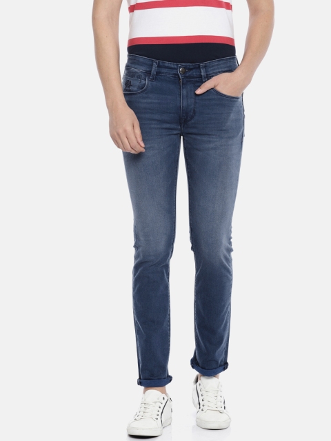 

U.S. Polo Assn. Denim Co.Men Blue Regallo Skinny Fit Mid-Rise Clean Look Stretchable Jeans
