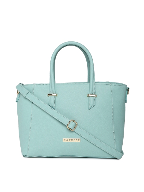 

Caprese Blue Solid Handheld Bag