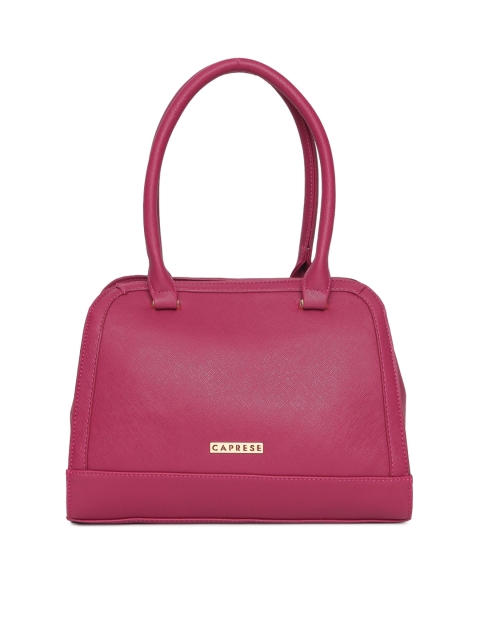

Caprese Magenta Solid Shoulder Bag