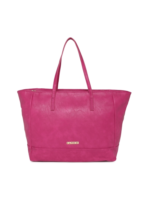 

Caprese Pink Solid Shoulder Bag