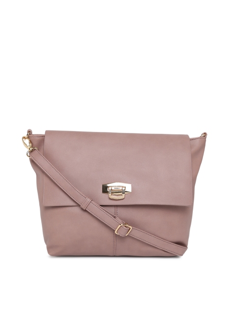 

Caprese Mauve Solid Sling Bag