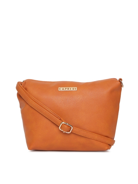 

Caprese Brown Solid Sling Bag