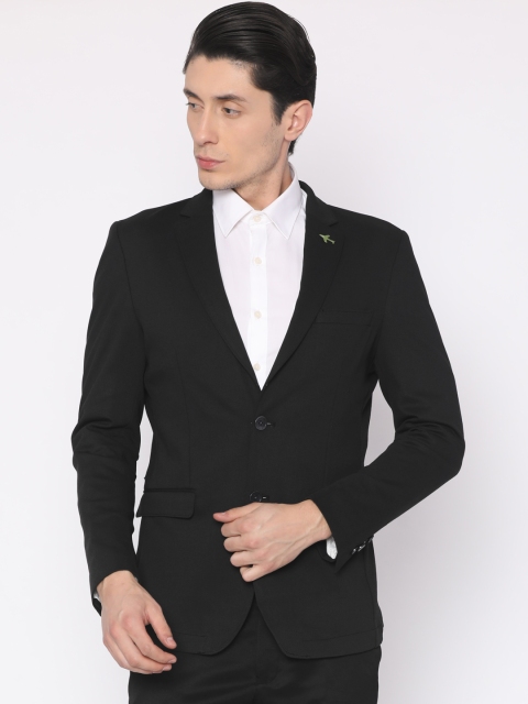 

Van Heusen Black Slim Fit Single-Breasted Formal Blazer
