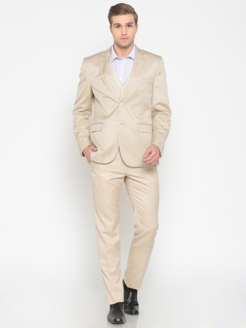 

Van Heusen Beige Slim Fit Single-Breasted Formal Suit