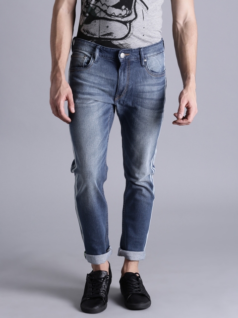 

Kook N Keech Men Blue Slim Fit Mid-Rise Clean Look Stretchable Jeans