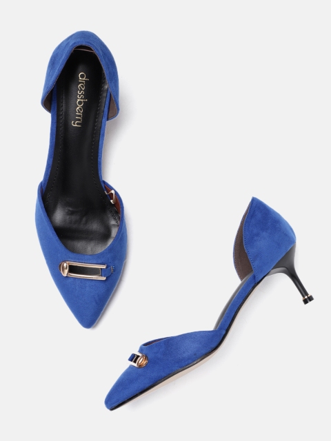 

DressBerry Women Blue Solid Pumps