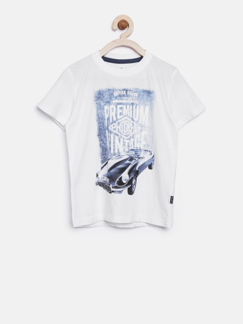 

Pepe Jeans Boys White Printed Round Neck T-shirt
