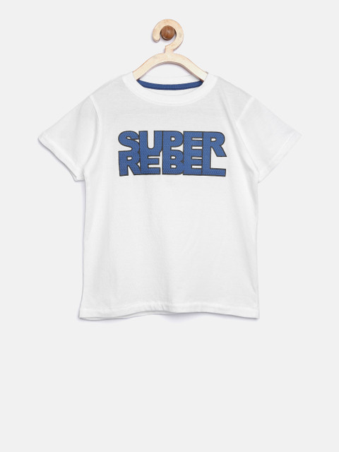 

Pepe Jeans Boys White Printed Round Neck T-shirt