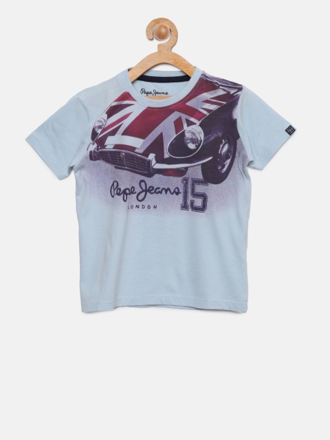 

Pepe Jeans Boys Blue Printed T-shirt