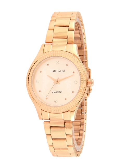 

TIMESMITH Women Cream-Coloured & Gold-Toned Analogue Watch TSM-150