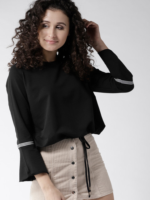 

Levis Women Black Solid Sweatshirt