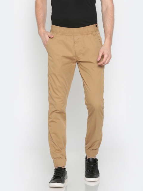 

Sports52 wear Men Khaki Slim Fit Solid Joggers