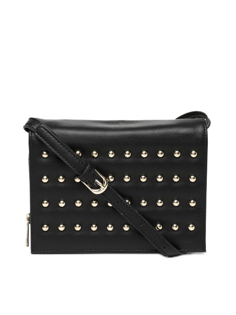 

Roadster Black Embellished Sling Bag
