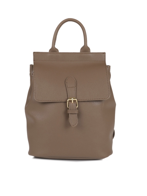 

ether Women Brown Solid Backpack