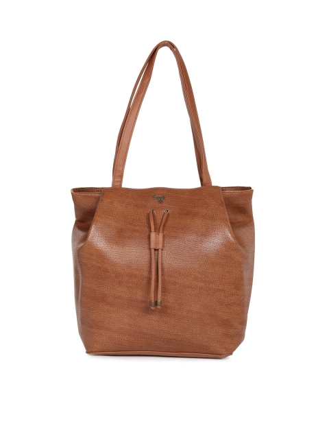 

Baggit Brown Textured Shoulder Bag