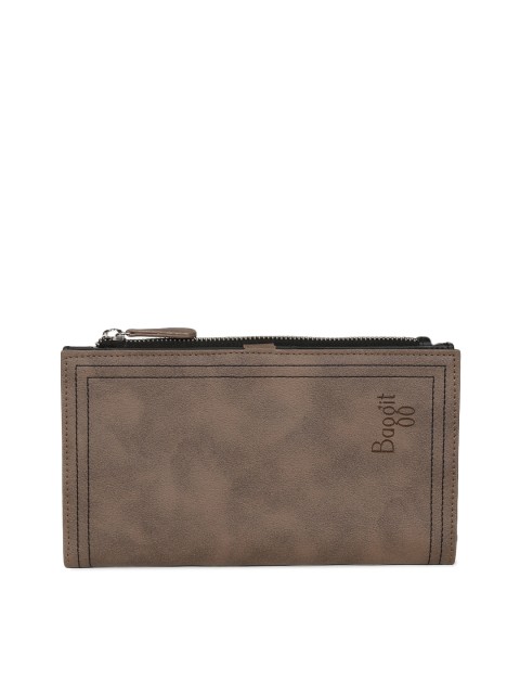 

Baggit Women Brown Solid Two Fold Wallet