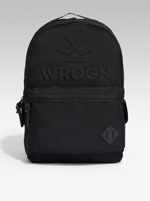 

WROGN Unisex Grey Solid Backpack
