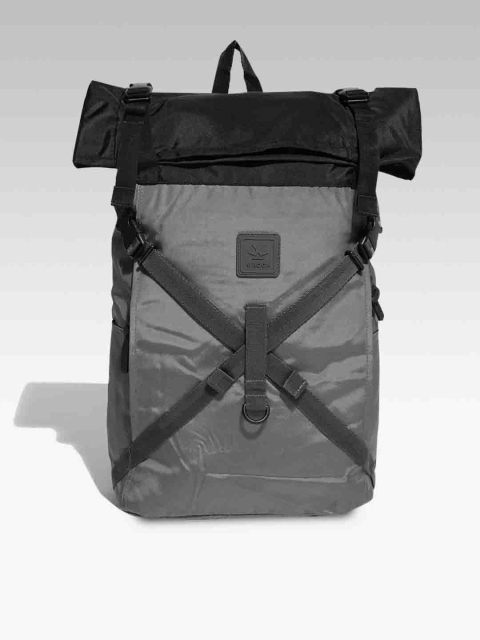 

WROGN Unisex Grey Solid Backpack