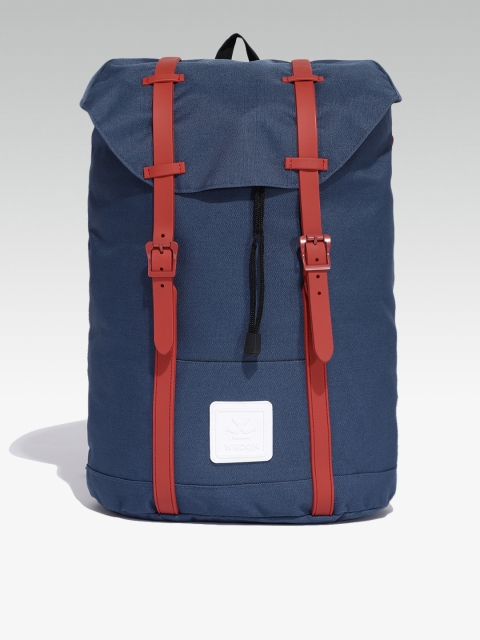 

WROGN Unisex Navy Blue Solid Backpack