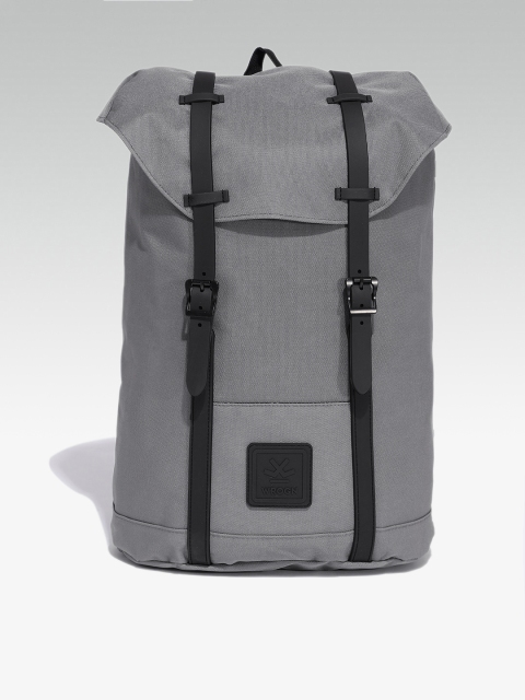 

WROGN Unisex Grey Solid Backpack