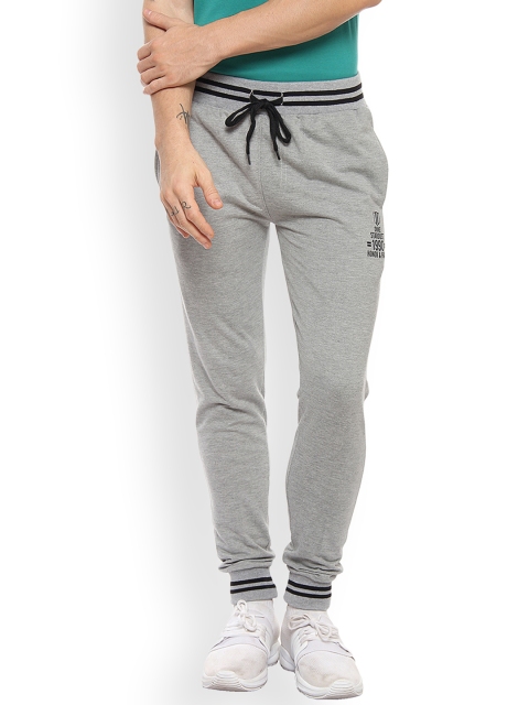 

Duke Men Grey Melange Straight Fit Track Pants