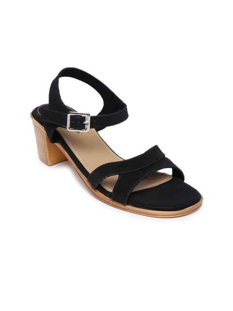

Inc 5 Women Black Solid Sandals