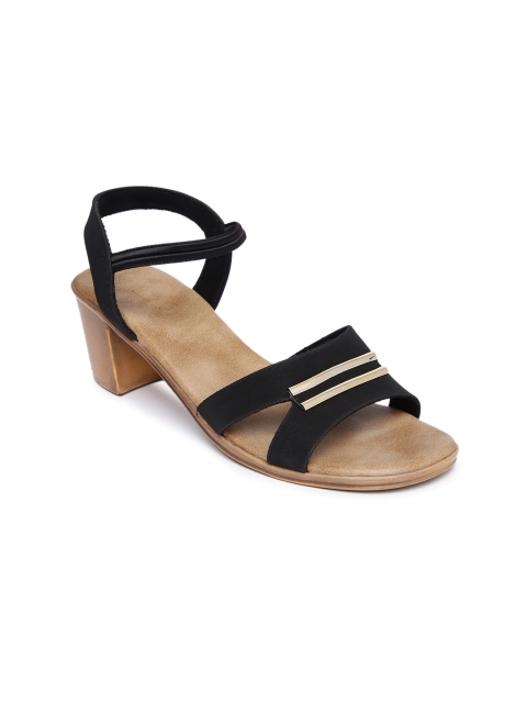 

Inc 5 Women Black Solid Sandals