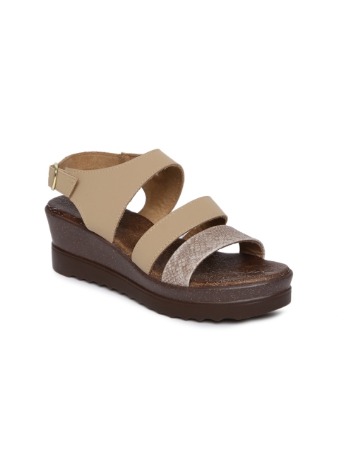 

Inc 5 Women Beige Solid Wedges