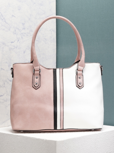 

Mast & Harbour Pink & White Colourblocked Shoulder Bag