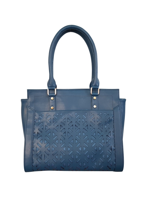 

Toteteca Blue Textured Shoulder Bag