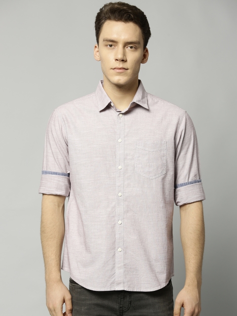 

Marks & Spencer Men Mauve Regular Fit Solid Casual Shirt