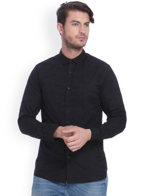 

Jack & Jones Men Blue Slim Fit Solid Casual Shirt